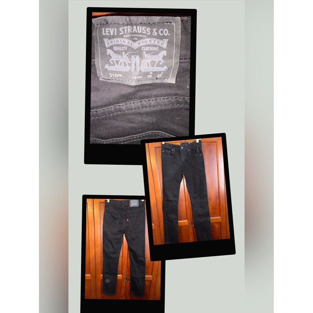 Levi's Men's Black Skinny Jeans NWOT 
#1027